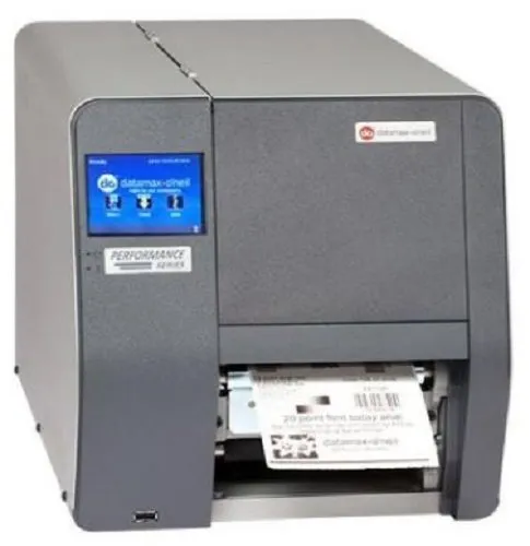 Datamax PAD-00-48000P04 P1115S Performance Printer, 4", Direct Thermal/Thermal Transfer, 6 IPS, 600 DPI, USB/LAN, Media Hanger, Color Touch Screen, 64 MB Flash