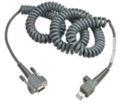Honeywell Serial Cable - DB-9-6.6 ft - Coiled - for Intermec CV30, CV60, SR61, SR61B, SR61T