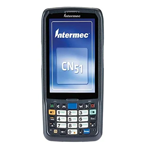 Intermec CN51AQ1SCF1A1000 Series CN51 Mobile Computer, WLAN, Bluetooth, Battery Pack, EA31 2D Imager, Camera, QWERTY, Flex Radio, Android, 1 GB RAM, 16 GB Flash Memory