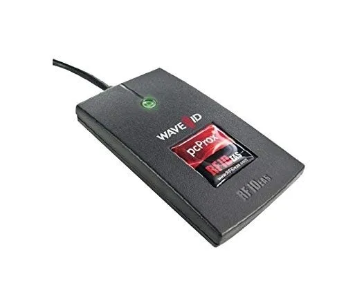 RF IDEAS RDR-6282AKU Black USB Reader, CASI, RFIDEAS, Wave ID Solo 82 Series