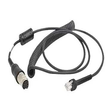 The Nekid Cow 25-71917-03R TNC CABL Assembly LS3408 Scanner Zebra 9ft Coiled RS-232 Coiled Cable Assembly 25-71917-03R for